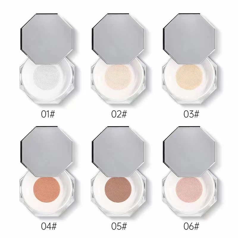 OEM wholesale  Fine Milled Compact Loose Powder Long Lasting Makeup Talc Free Pressed Loose Face Setting Powder Private Label
