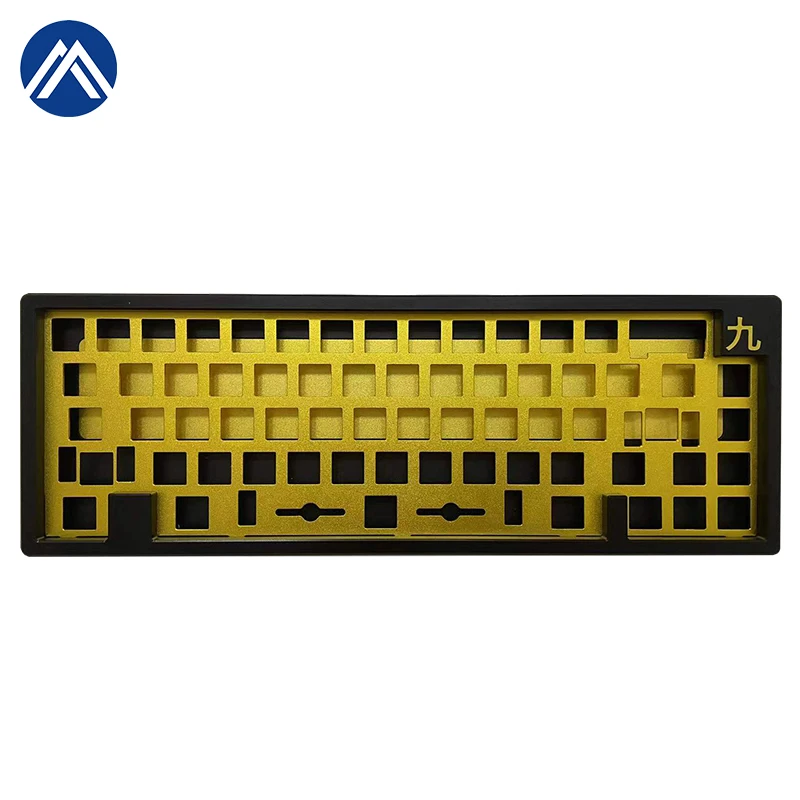 Optional Colors Custom Anodizing CNC Machining Keyboard Aluminum CNC Gaming Keyboard Case Color Mechanical Keyboard Cases