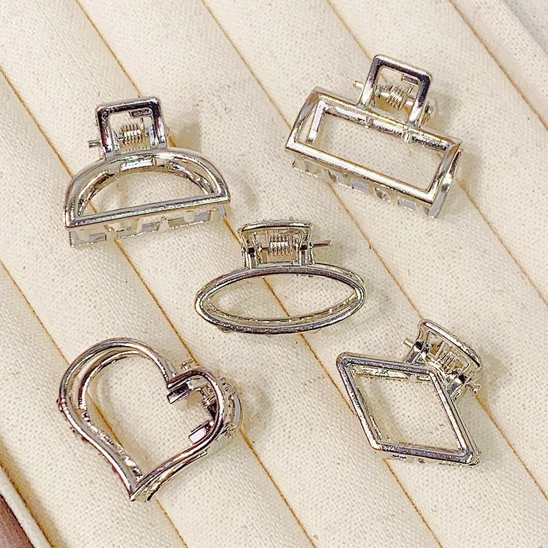 Small Hair clamp jaw clips for women girls lady fashion accessories mini  hair claw clips