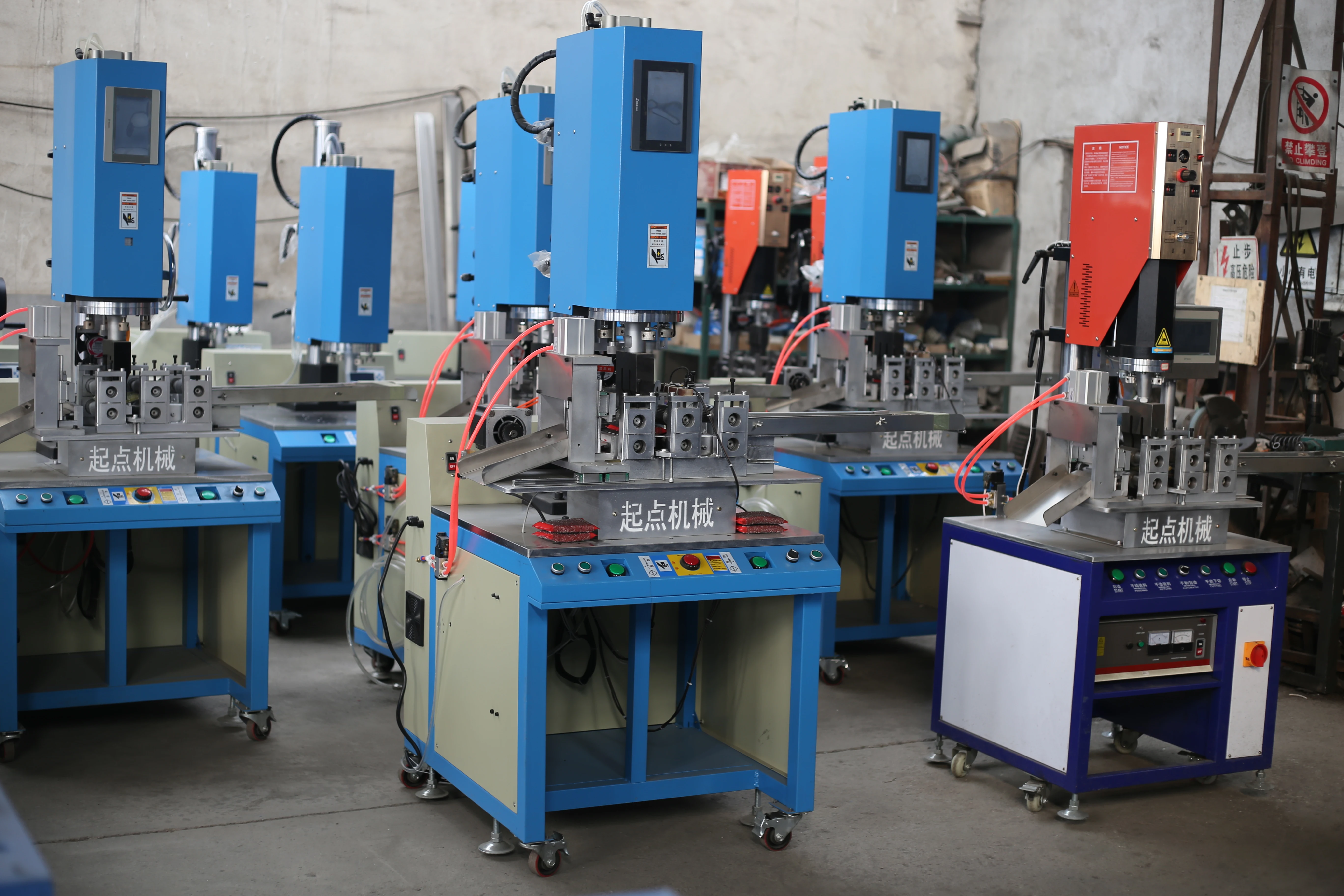 automatic scrub cloth feeding  machine sponge pad wire weaving machine ultrasonic welding machine