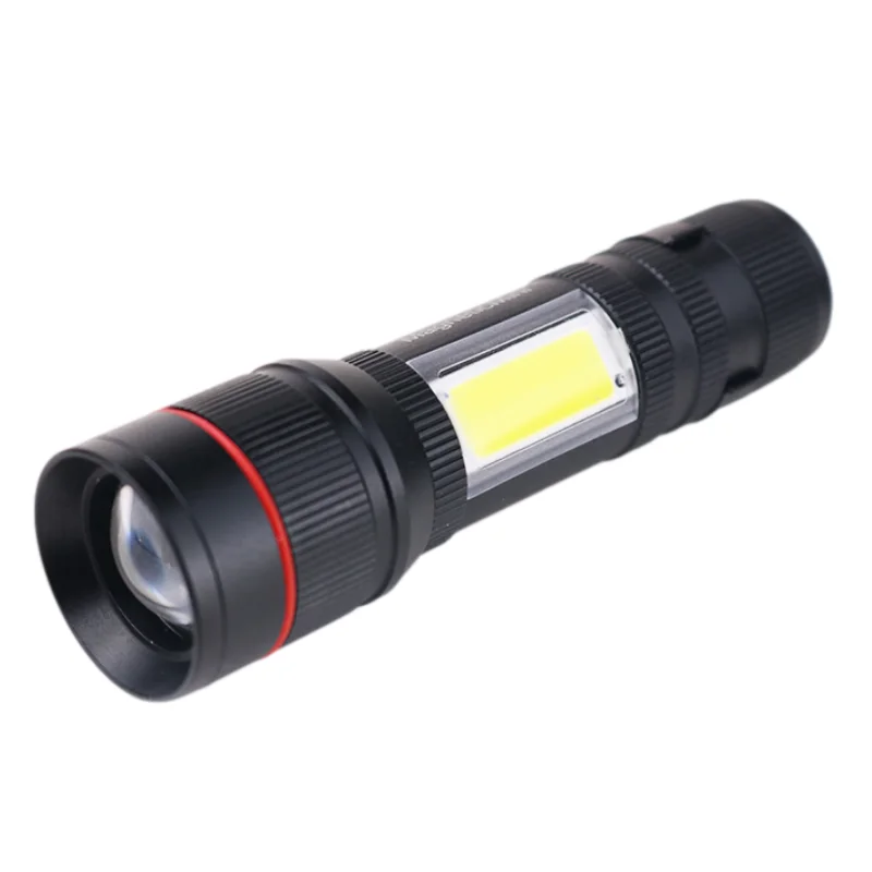High Power Handheld Aluminum Flashlight Rechargeable Waterproof 10W Tactical Aluminum Mini Led Flashlight