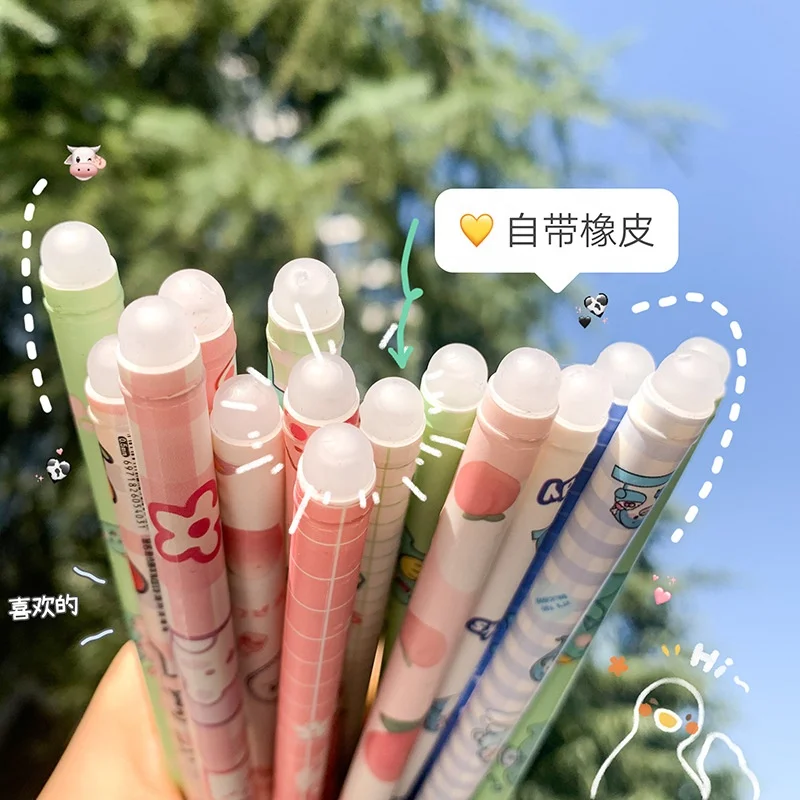 Promotion Cute Cartoon Pen Office Stationary Writing school Pen for school Supplies erasable Pen