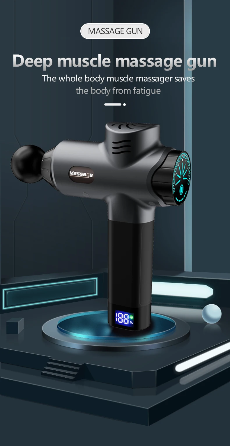 New Cordless Powerful Electric Physion Pro Dropshipping Booster Sports Massage Gun