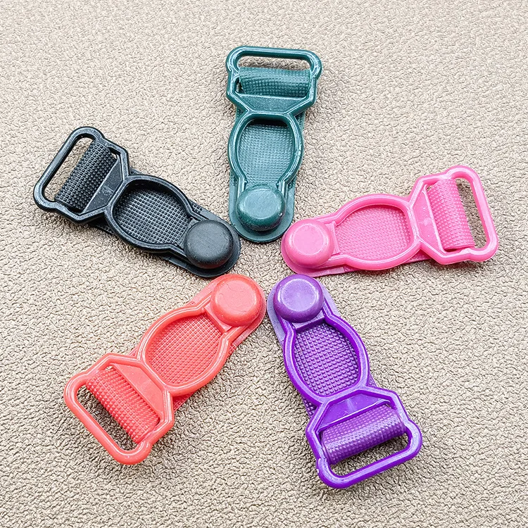 Stocking stockings special garter buckle plastic cover rubber zinc alloy garter buckle silicone leather garter belt buckle