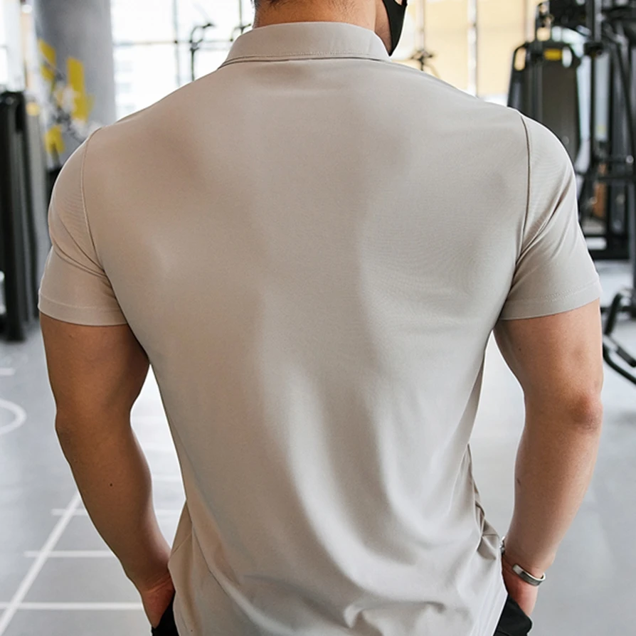 Wholesale Unisex Sports Polo T-Shirt Custom Logo Blank Printed Short Sleeve Golf Polo Shirt For Men