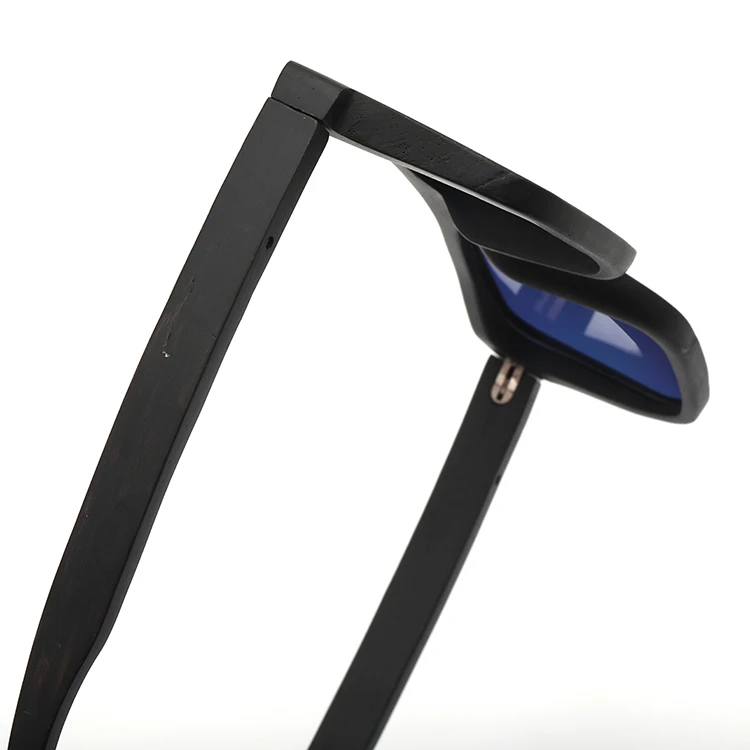 High Quality Anti-Glare Custom Logo Gafas De Madera Skateboard Wooden Mirror Wooden Sunglasses Sun Glass