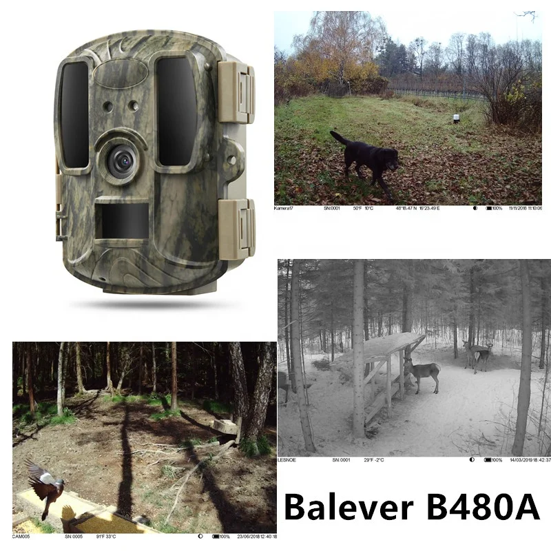 Охотничья фотоловушка IP 66 водонепроницаемая 52 ИК основная сотовая камера 12 МП разрешение изображения 1080P видеокамера для дикой природы