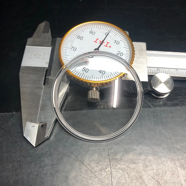 Pot Shaped Chamfer Watch Crystal Synthetic Sapphire Lens