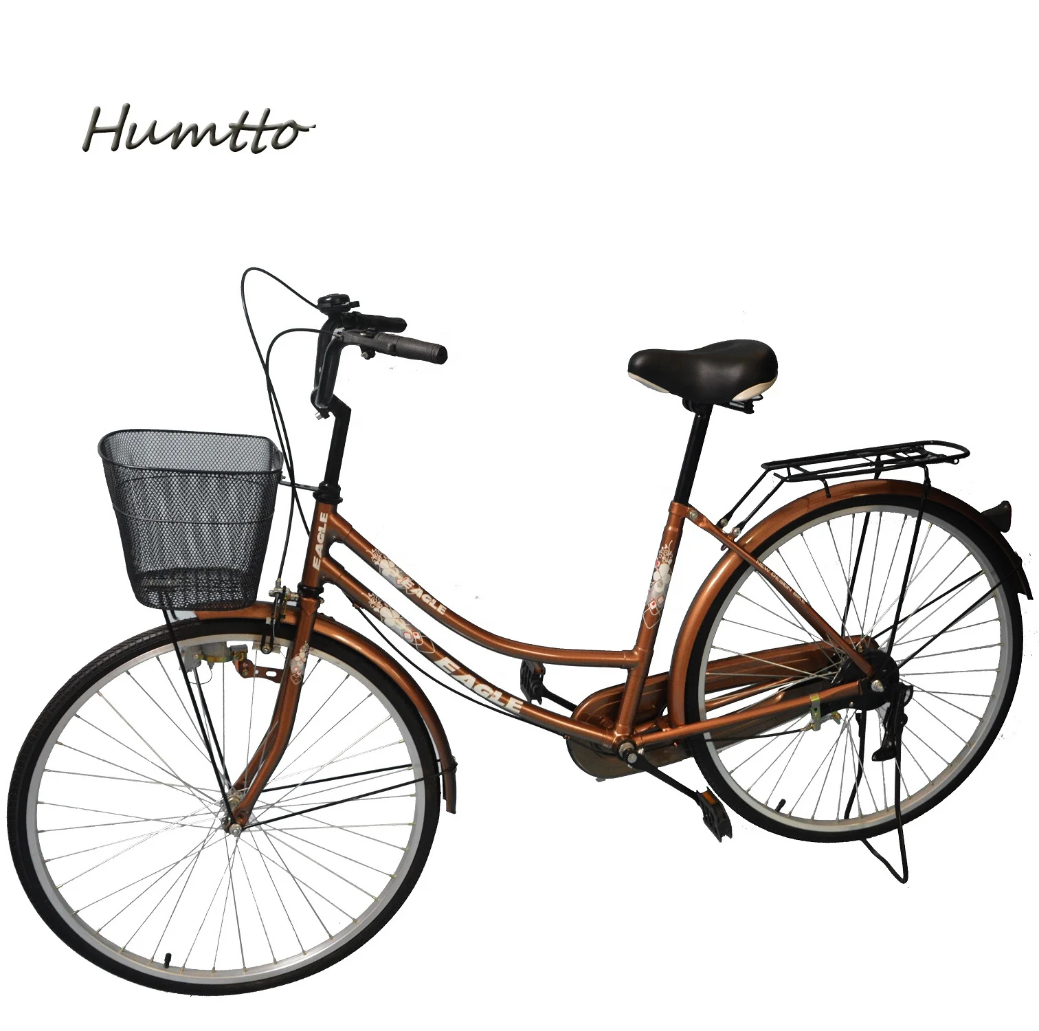 China city fashion Good low price bicycle factory OEM 26 inch single speed steel frame women lady bicicletas city bike bicycle