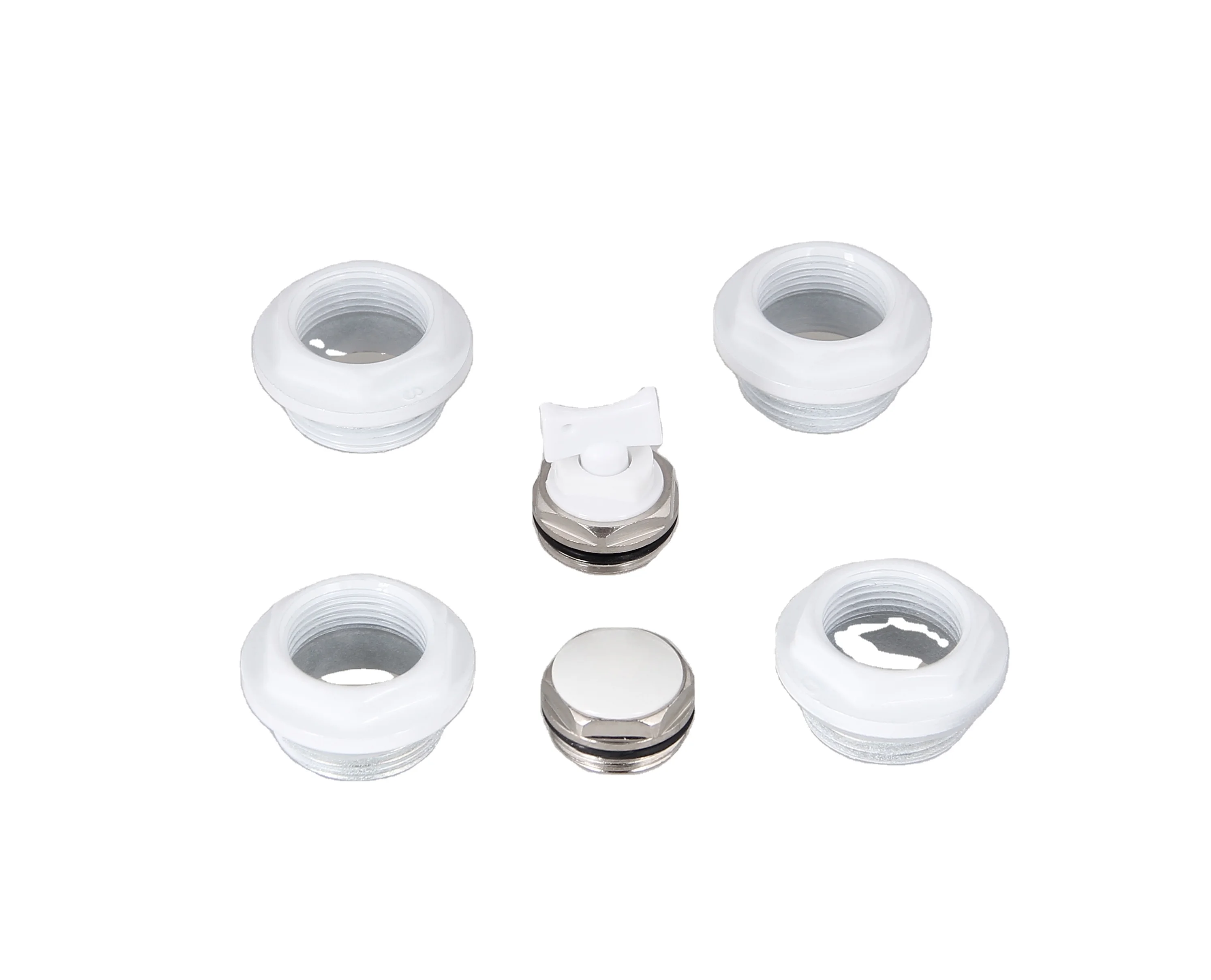 
HVAC systems Aluminum Heating Radiator Accessory Radiator Kits 7 in 1 Set 