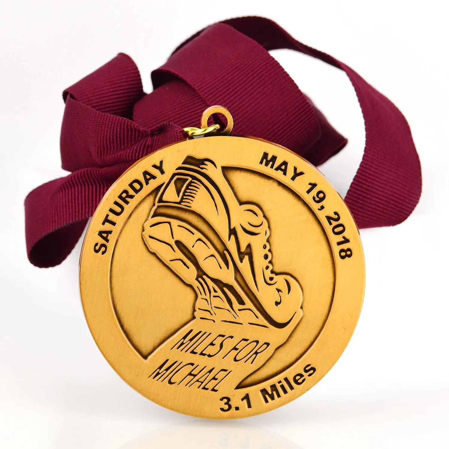 Manufacturer Medal Wholesale Cheap Design Your Own Blank Zinc Alloy 3d Gold Award Marathon Running Custom Metal Sport Medal