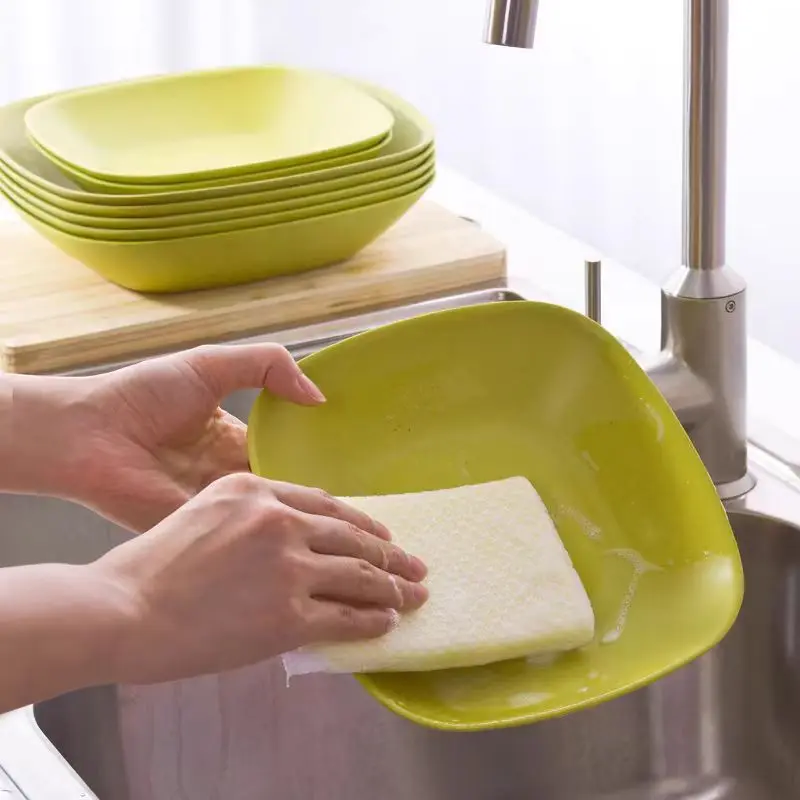 Kitchen Dish Washing Net cloth sponge Cleaning Pad Non Scratch Scrubbing Washing All-Purpose Sponges Scrub and Scrubbers