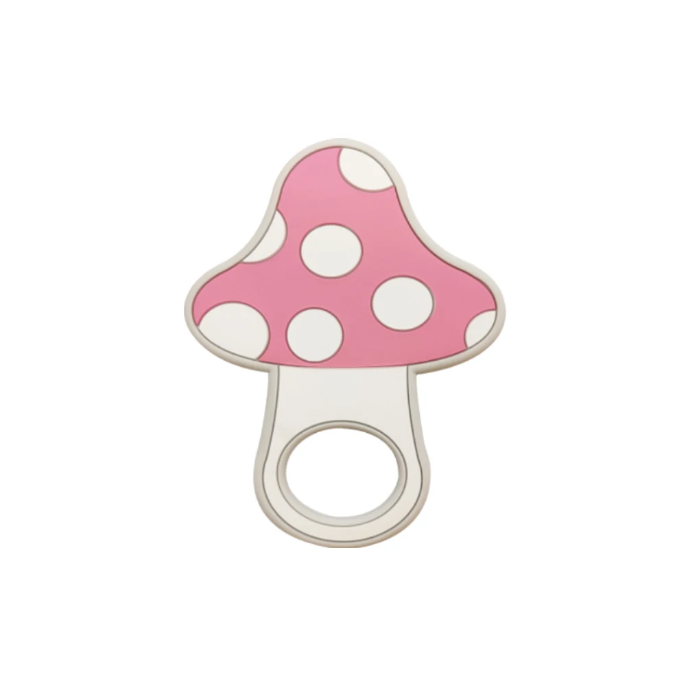 Wholesale Factory BPA Free Silicone Mushroom Baby Teether Toys