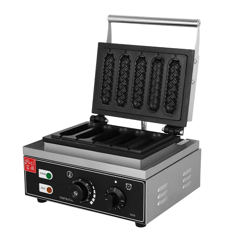 Fuqi Panic Buying Electric Hotdog Bun Machine Hot Dog Stick Machine Small Hot Dog Bread Making Machine