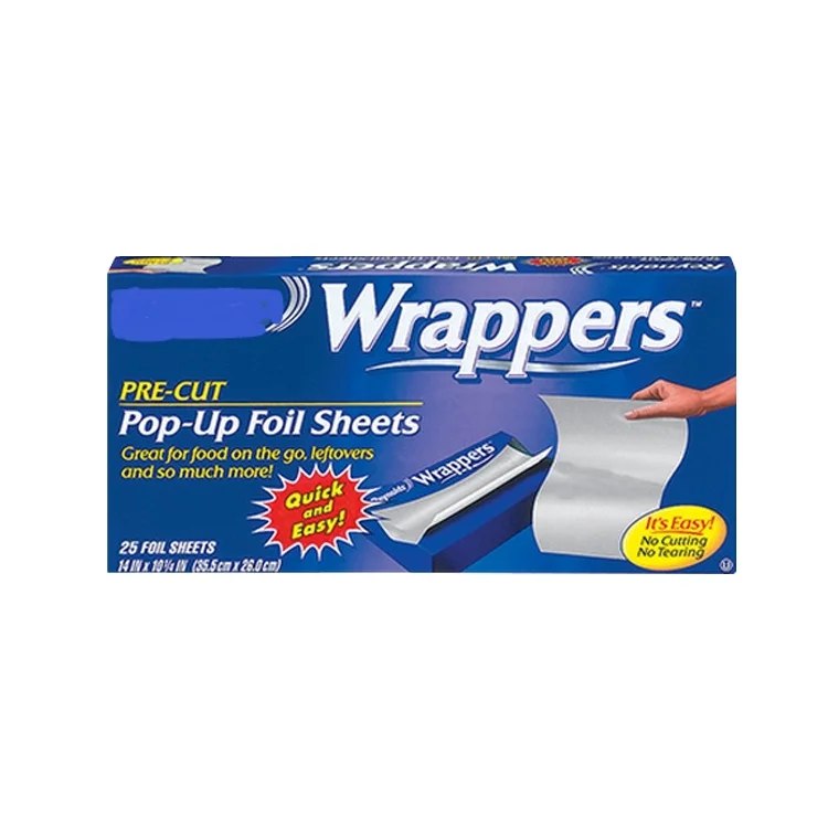 Freezer paper aluminum foil rolls for freeze wraps 75 sqft foil roll aluminum roll