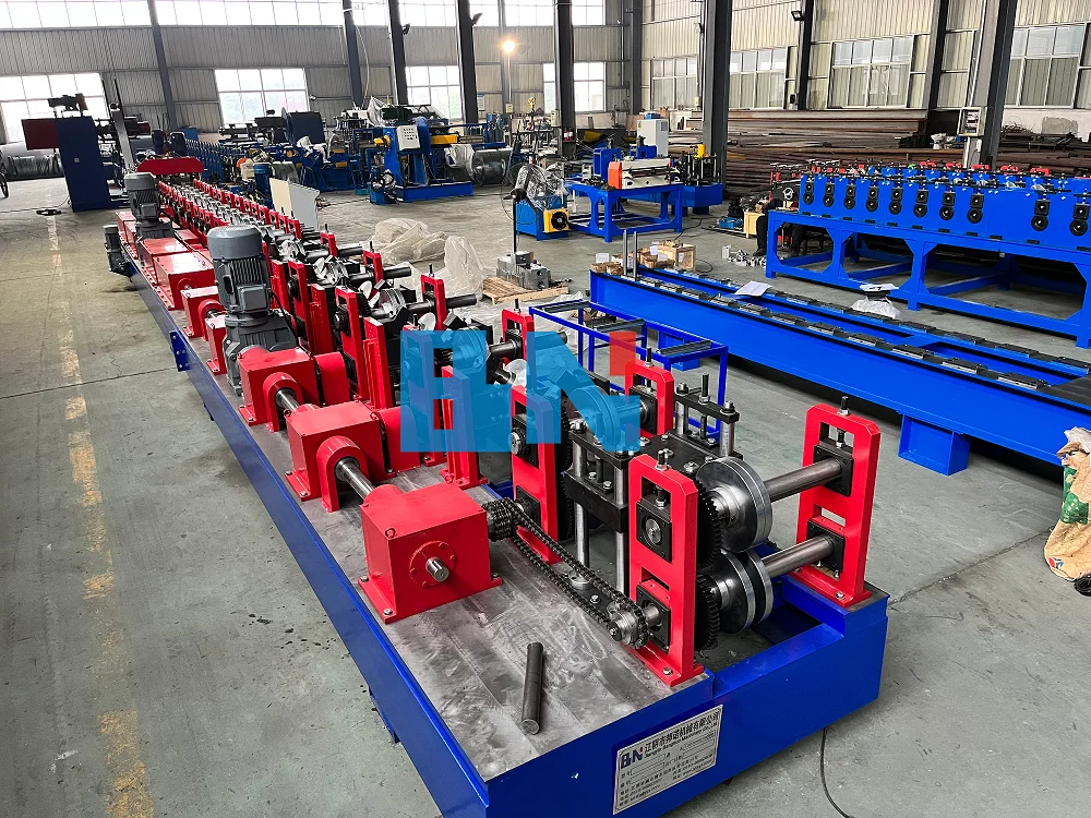 Highspeed Precut C Z 100 Purlin Making Roll Forming Machine for Automatic Interchangeable CZ Steel Fast