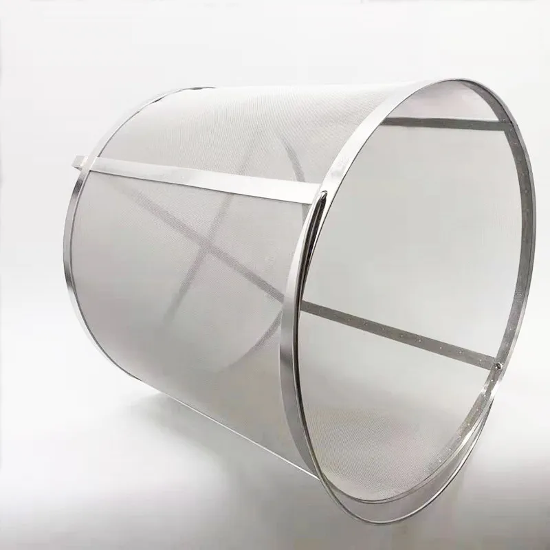 300 400 800 Micron Stainless Steel Homebrewing Basket / Beer SS Mesh Bucket Strainer Grain Filter