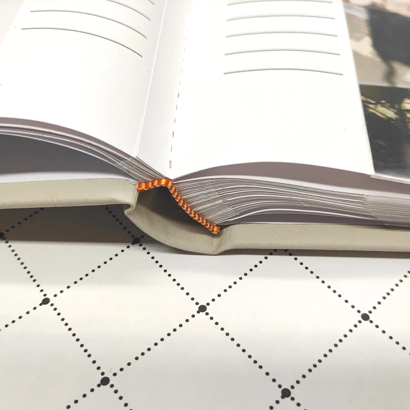 Custom kraft paper 200 photos 6 inch wedding memory circle photo window photo album book