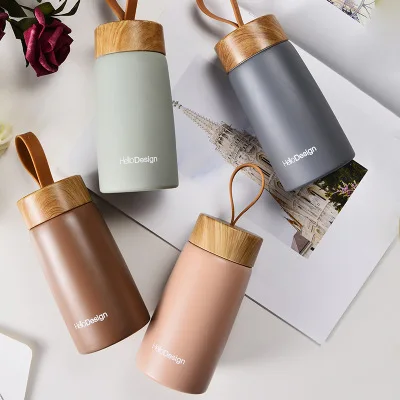 Feiyou small shaker cute 304 stainless steel vacuum insulated thermos flask water bottle with custom logo