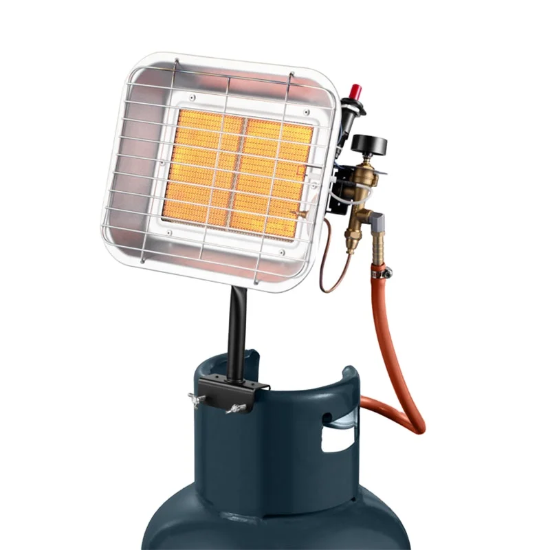 Portable patio tank top heating tourist burner long wave far infrared outdoor ceramic heater