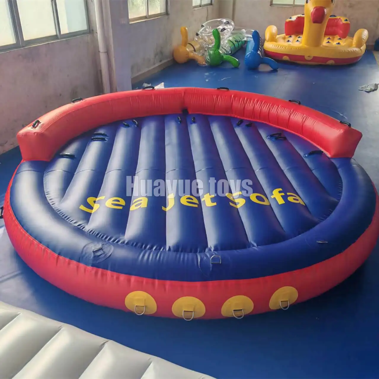 Commercial Inflatable Flying Water Sports Equipment Towable water Boats / Sofa  towable Boat Anime boat