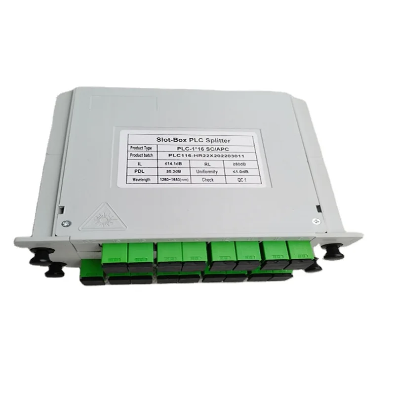 fiber optical splitter 1*8 SC/APC fiber optical splitter PLC Splitter Cassette Fiber Optic PLC Mini tube Type