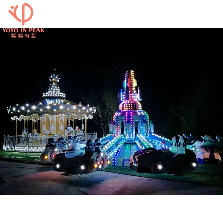 Amusement Rides Manufacturer Other Amusement Park Products Kids Games Mini Flying Car Self Control Plane Ride For Sale