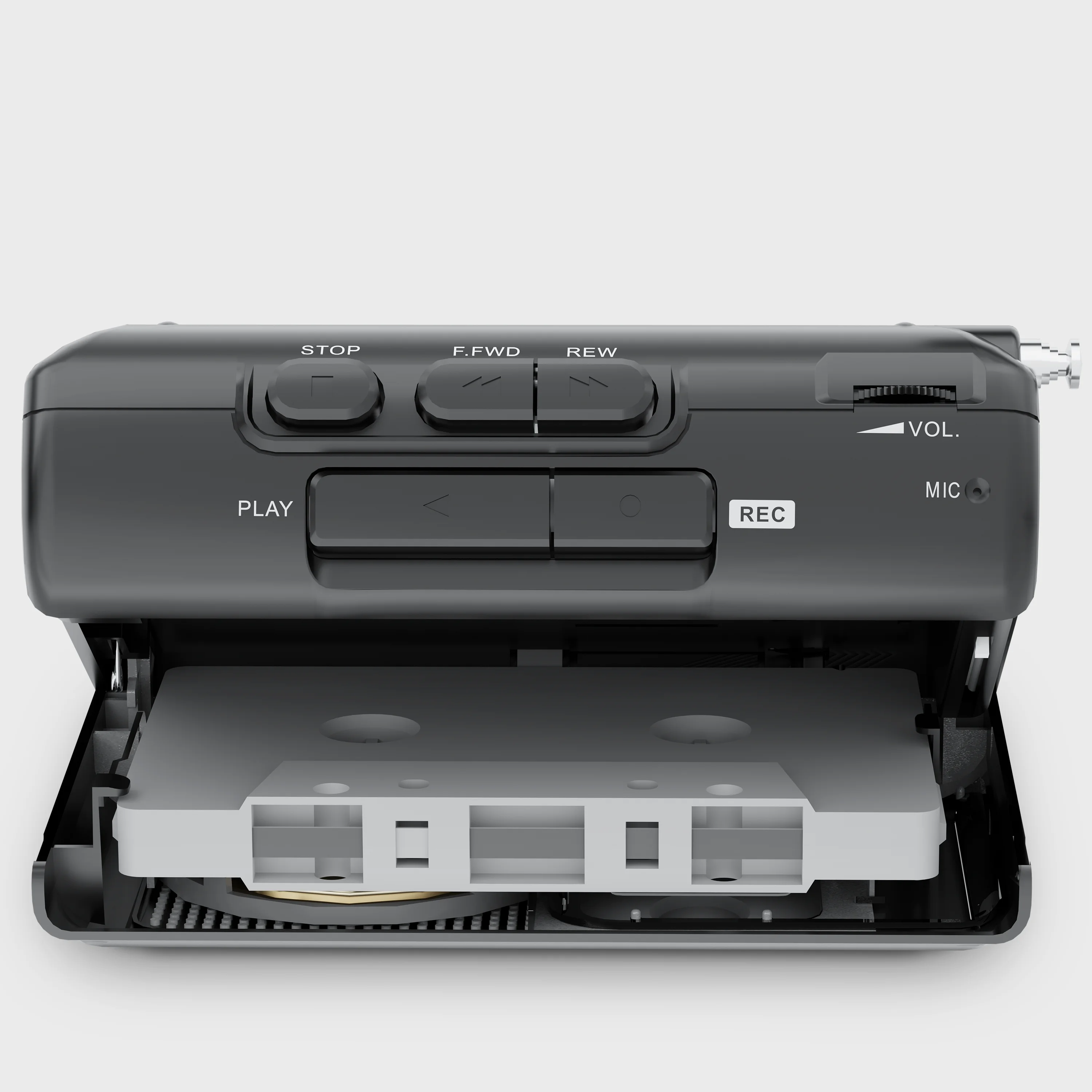 Compact Vintage Cassette Tape Player  Powered by DC or AA Battery AM FM Radio Walkman Cassette Recorder Player