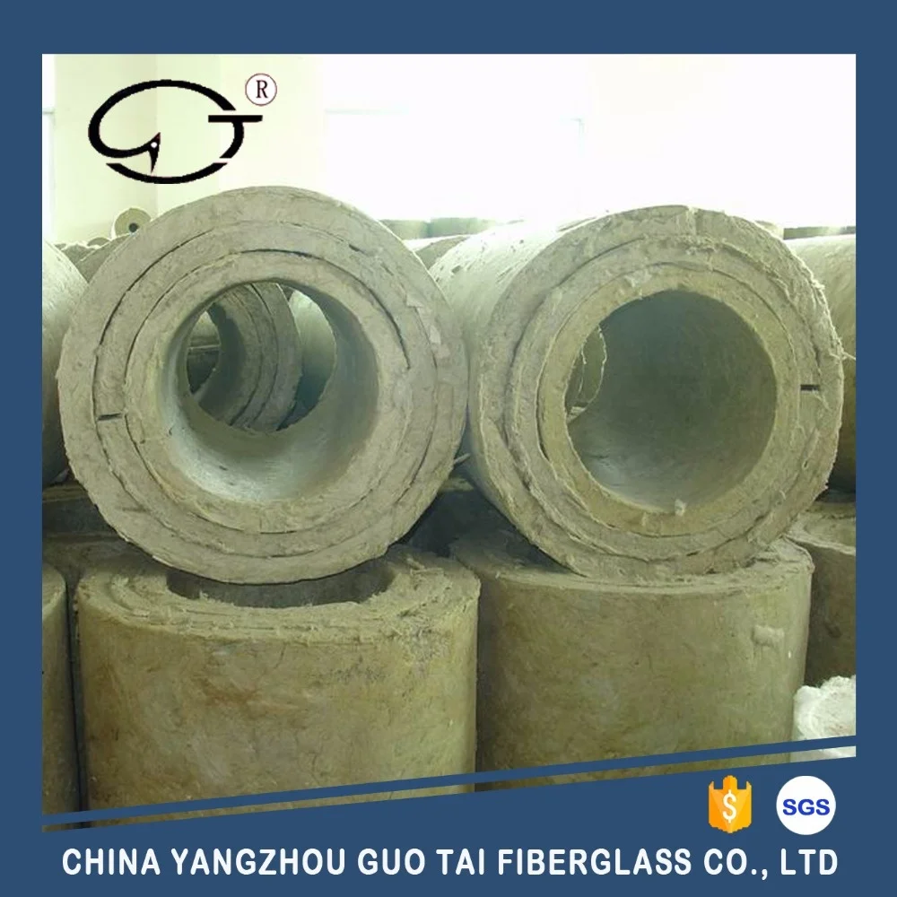 Waterproof Rock Wool Pipe for thermal  insulation