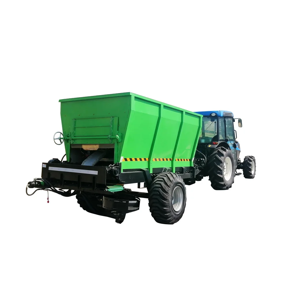 China tractor PTO driven animal waste muck manure Organic spreader