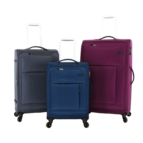 20' 24' 28' 3 Pcs luxury suitcase   Unique Suitcase Expandable Tsa Lock Pinner Softshell Trolley Nylon Carry-on Luggage Sets