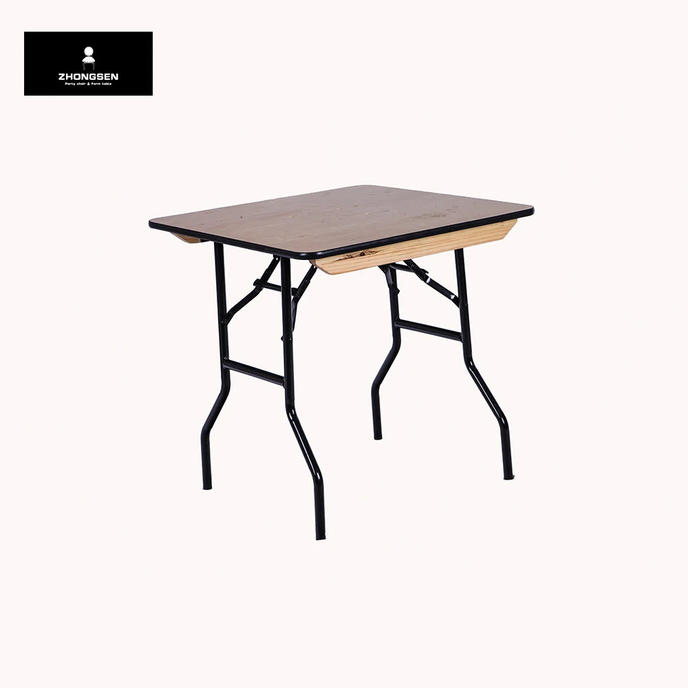 Wholesale Luxury Furniture Hotel Banquet Tables for Wedding Event Party Wooden Square Folding Table