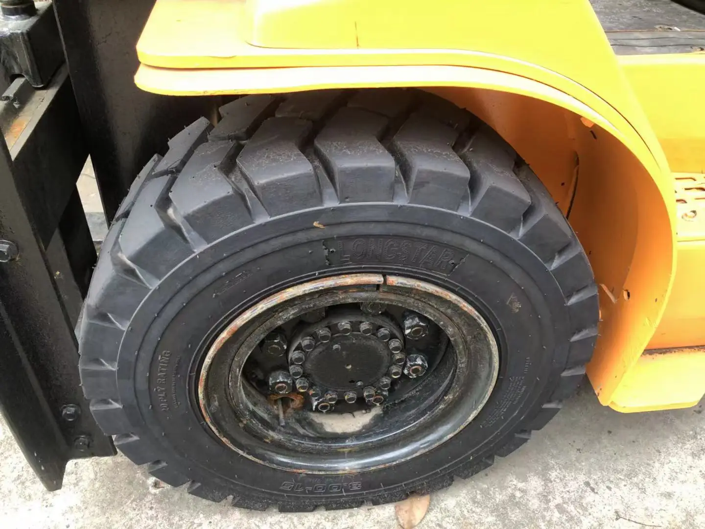 Japanese TOYOTA 5 ton 7FD50 used secondhand diesel forklift high quality cheap price