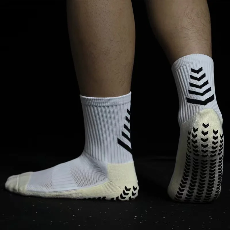 High Quality Fashion anti-slip soccer socks football Anti Slip Tube Trampoline Custom Socks Soccer Sports Grip Socks