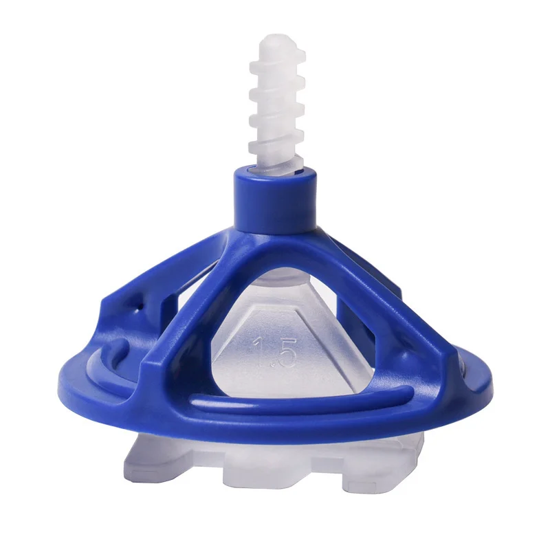 Nut type ceramic tile fitting clip and rotatable tile leveling system cover without tools