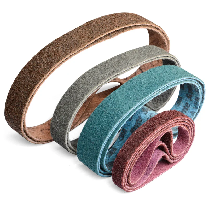 Factory Price Surface Conditioning Low Stretch Non-woven Belt  Aluminum oxide Nylon Belt for Cleaning; finishing and deburring