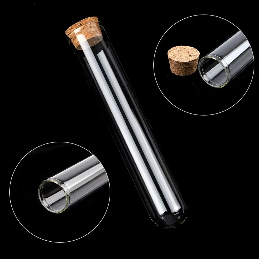 High borosilicate glass test tube bottle for candy saffron honey with bamboo lid  Candy test tube  Glass bottle with Bamboo lid
