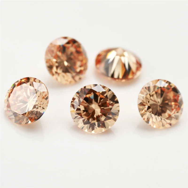 Wholesale Round Shape CZ Loose Cubic Zirconia Stones