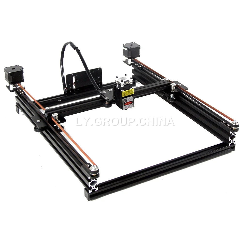 LY Frame Type Belt Pulley Pen Drawing Robot Machine Lettering XY-plotter For Sketch Writing EBB Motherboard Support Diode Laser