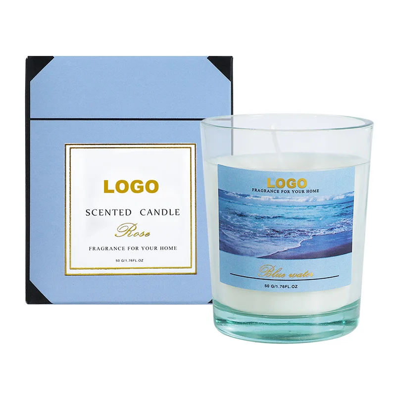 Factory Price Home Scent Transparent Candle Jar & Home Fragrance Aromatherapy Scented Candles Wedding