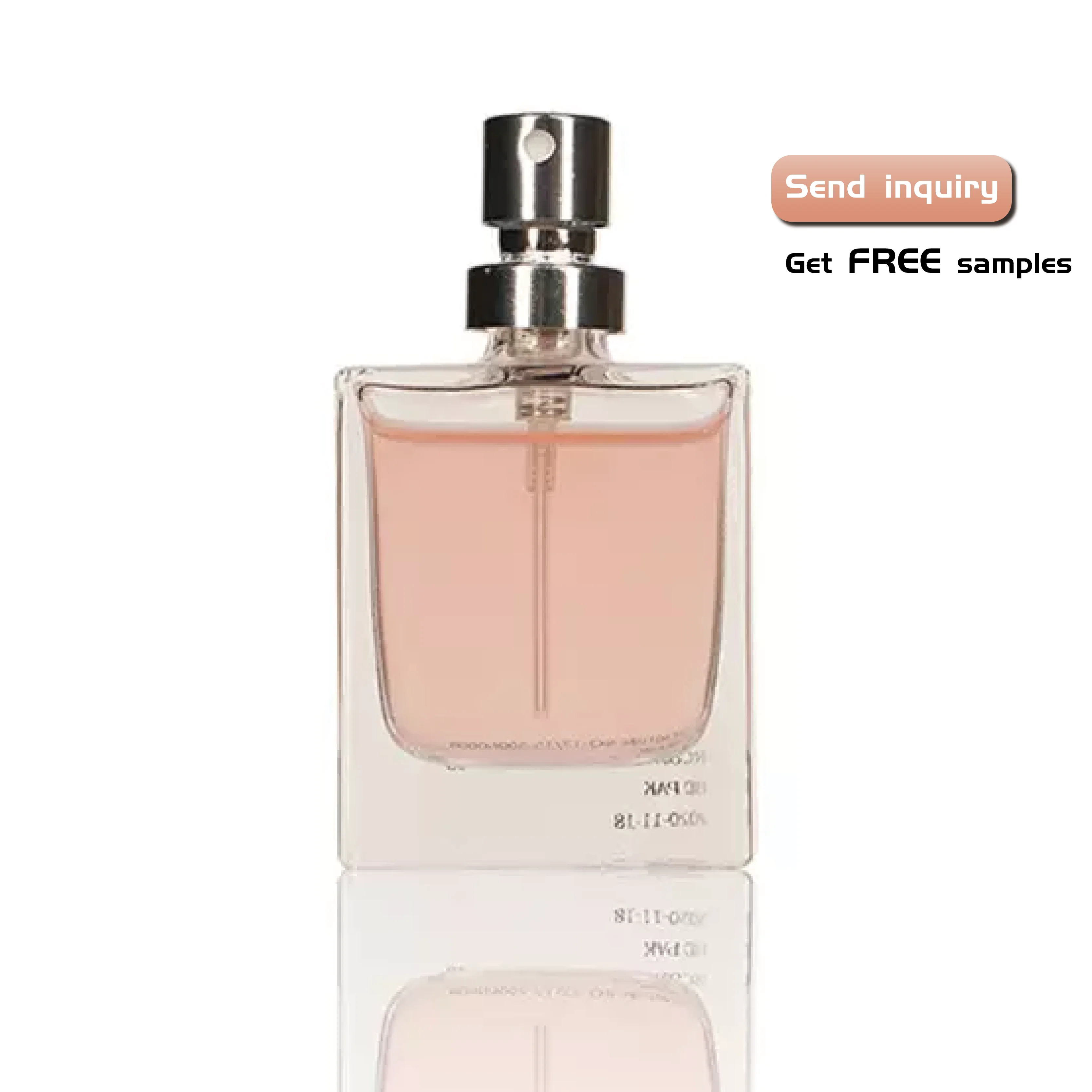 OEM Factory Price Square Atomizer Parfum Bottle Packaging 100ml 50ml 30ml Custom Clear Glass Perfume Bottles