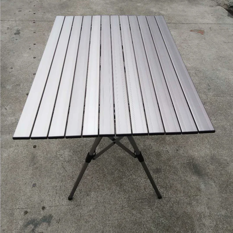 Onwaysports Lightweight Aluminum Outdoor Portable Folding Picnic Table for Camping