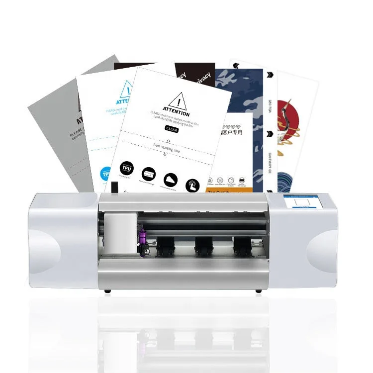 Customized Fully Automatic Phone Screen Protector Cutting Tpu Hydrogel Film Cutter For iphone 13