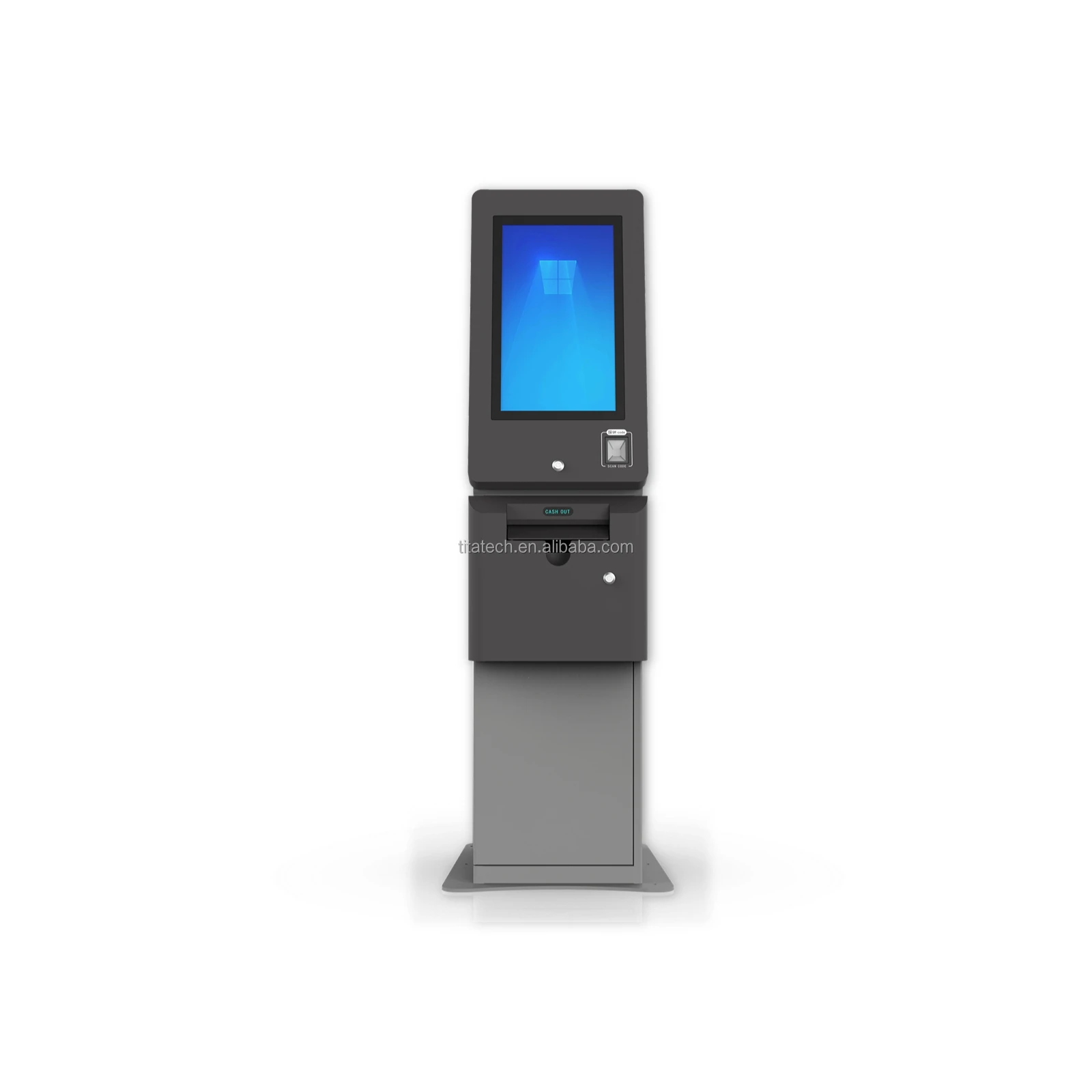 Cash dispenser unit self service machine  atm kiosk skill game cabinet for Casino Lottery Station