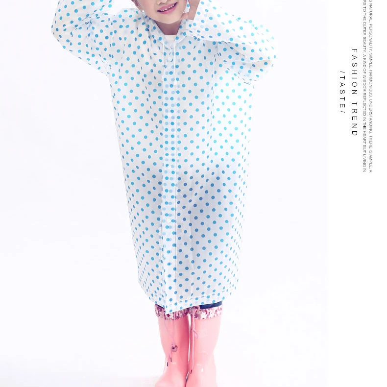 portable customized various patterns cute Children raincoat for hiking
