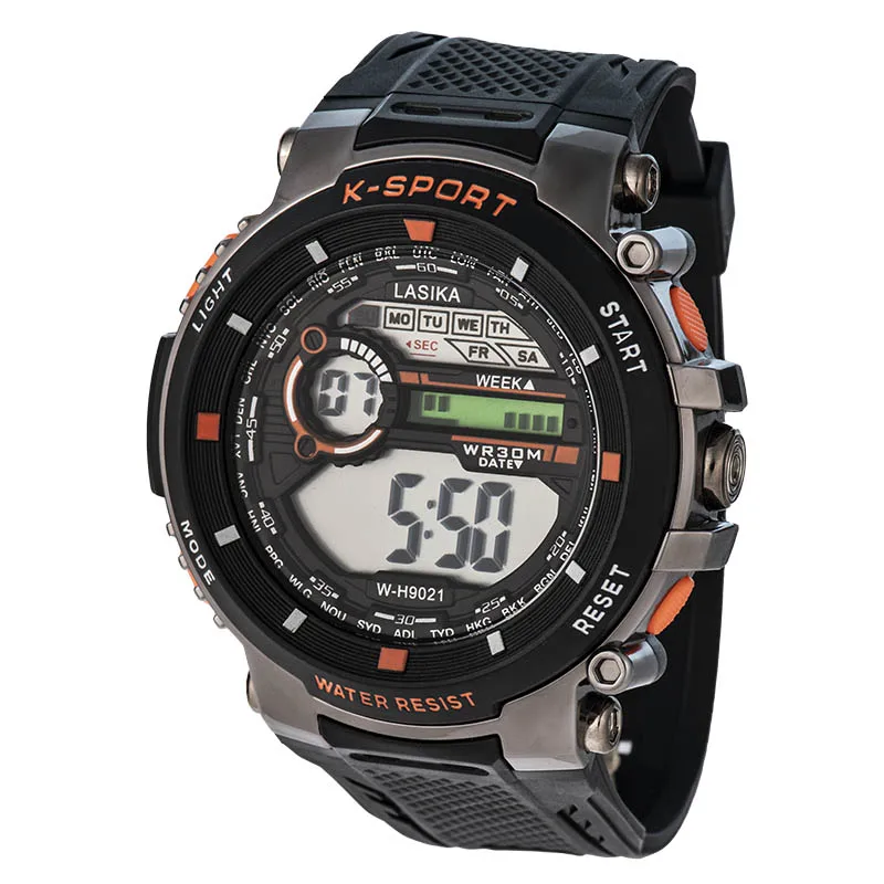 LASIKA W-H9021 men watches big srceen big watch waterproof higt quatily digital watches