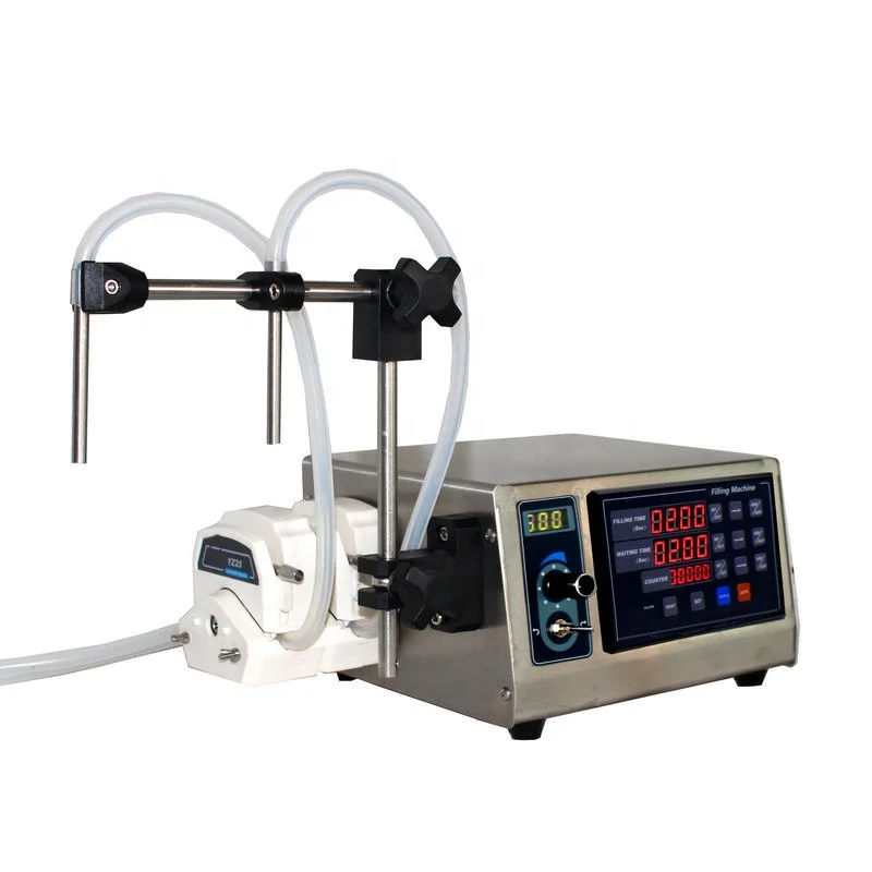 Liquid filling/transfer pump juice pumping machine with 2 heads