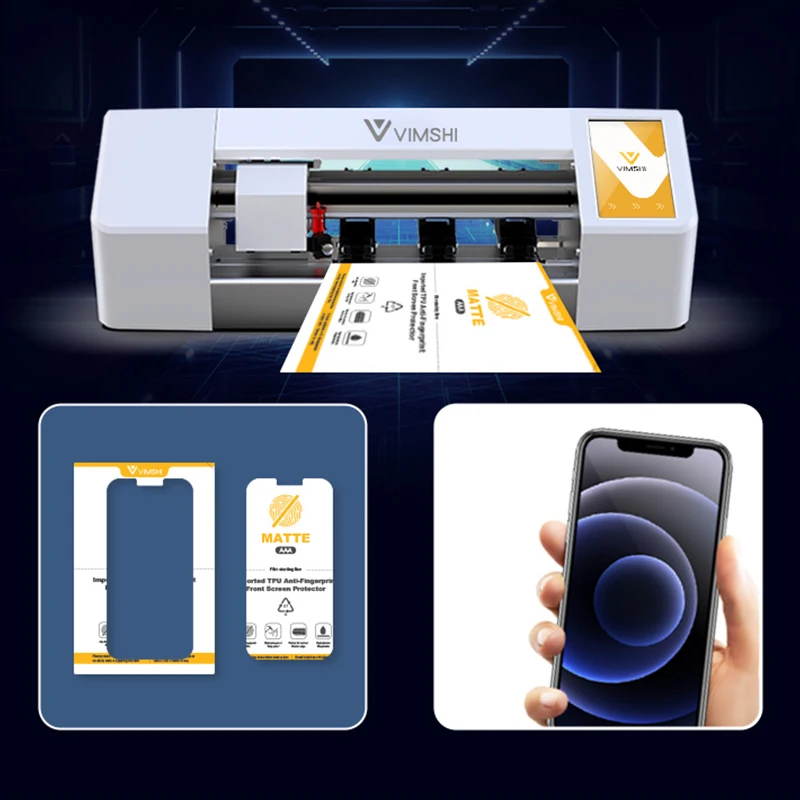 Vimshi 120*180Mm Anti Shock High Clear Matte Curved Mobile Phone Tpu Hydrogel Protective Sheet Cutting Film For Different Models