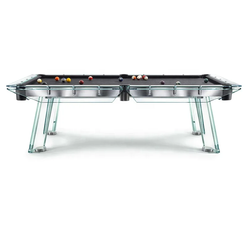 8ft Deluxe glass Billiard slate Pool Table
