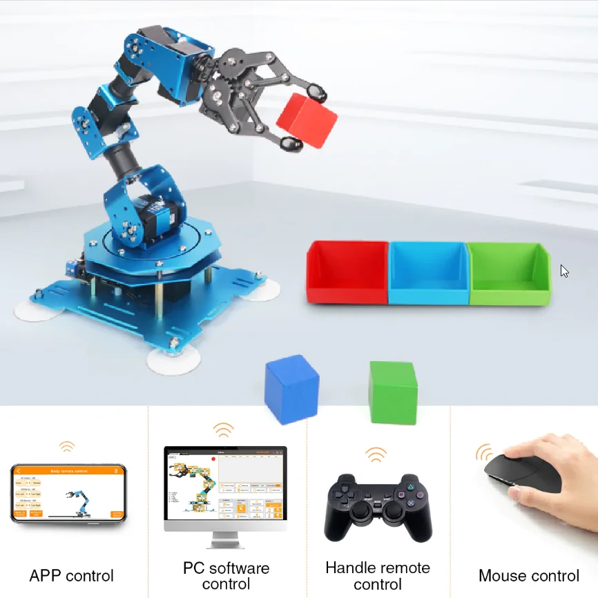 Роботизированная рука Hiwonder xArm 1S с интеллектуальным автобусным сервоприводом обучающий инструмент для программирования и